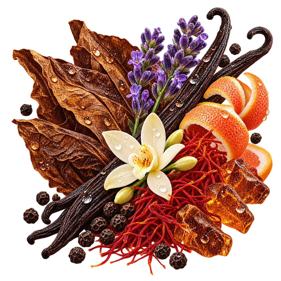 DUBAI FIRE ingredient artwork