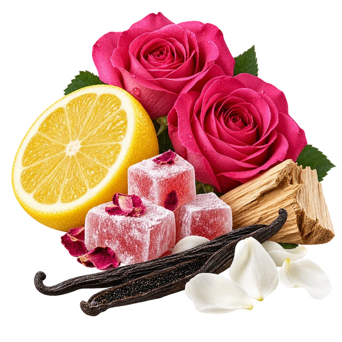 JUMEIRAH ROSE ingredient artwork